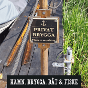 Badplats, hamn, båt, brygga & fiske