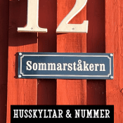 Husskyltar & husnummer