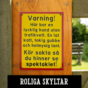 Roliga skyltar