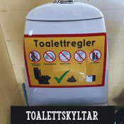 Toalett- & WC skyltar