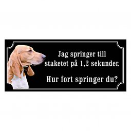 Schweizisk stövare schwyzer laufhund hundskylt