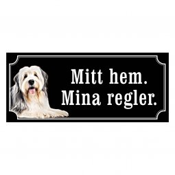 Old english sheepdog - Hundskylt