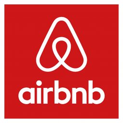 Airbnb fyrkantiga skylt