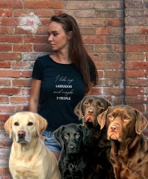 Här har du bästa presenten till en Labbe-älskare.
labbe lab quote print tshirt present till labrador älskare älskar labbar labr
