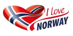 dekal sweden i love norway klistermärke till husvagn husbil