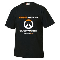 t shirt tee barntröja overwatch t-shirt heroes never die i need healing i play to win rolig text present barn fortnite