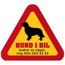 hunddekal dekal med hund och telefonnummer mobilnummer klistermärke stor hund labrador retriever golden flatcoated flatte