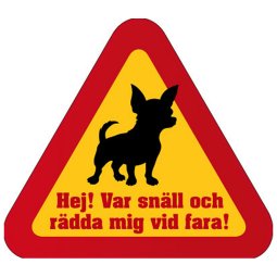 hunddekal hund dekal klistermärke att sätta på bilen rädda mig chihuahua