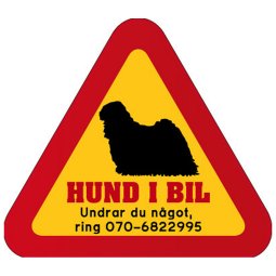 hunddekal dekal med hund och telefonnummer mobilnummer klistermärke puli