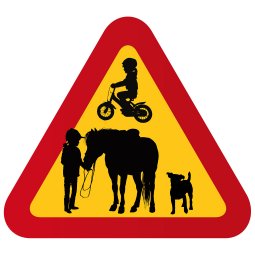 Häst barn flicka cyklar cykel ridskola hund barn