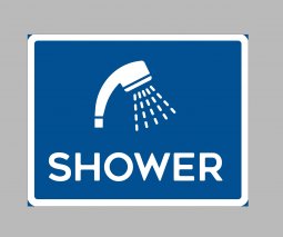 Skylt Shower