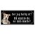 Amstaff hundskylt gammaldags stil emaljskylt hund Ser jag farlig ut?