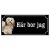 Bichon havanais hundskylt gammaldags stil emaljskylt hund