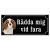 Cavalier charles brun/vit hundskylt gammaldags stil emaljskylt hund