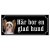 Chinese crested dog brun hundskylt gammaldags stil emaljskylt hund