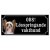 Chinese crested dog brun hundskylt gammaldags stil emaljskylt hund
