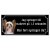 Chinese crested dog brun hundskylt gammaldags stil emaljskylt hund
