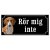 Drever hundskylt gammaldags stil emaljskylt hund