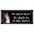 Shetland sheepdog svart/vit gammaldags stil emaljskylt hund