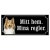 Shetland sheepdog brun/vit gammaldags stil emaljskylt hund