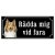 Shetland sheepdog brun/vit gammaldags stil emaljskylt hund