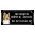 Shetland sheepdog brun/vit gammaldags stil emaljskylt hund