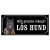 Belgisk vallhund malinois hundskylt gammaldags stil emaljskylt hund
