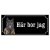 Belgisk vallhund malinois hundskylt gammaldags stil emaljskylt hund
