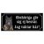 Belgisk vallhund malinois hundskylt gammaldags stil emaljskylt hund