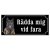 Belgisk vallhund malinois hundskylt gammaldags stil emaljskylt hund
