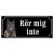 Belgisk vallhund malinois hundskylt gammaldags stil emaljskylt hund