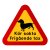 varningsskylt med hund taxar varning för tax taxen taxälskare present till P801657 skylt med tax varning för tax korthårig tax