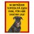 Röd/gul hundskylt, Schnauzer hundskyltar, hundskyltar