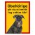 Röd/gul hundskylt, Schnauzer hundskyltar, hundskyltar
