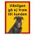 Röd/gul hundskylt, Schnauzer hundskyltar, hundskyltar