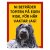 Röd/gul hundskylt, Schapendoes hundskyltar, hundskyltar