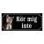 Yorkshireterrier black and tan gammaldags stil emaljskylt hund