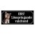 Yorkshireterrier black and tan gammaldags stil emaljskylt hund