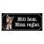 Yorkshireterrier black and tan gammaldags stil emaljskylt hund