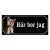 Yorkshireterrier black and tan gammaldags stil emaljskylt hund