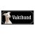 Whippet fawn ljus, hundskylt, skylt hund,