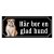 Olde english bulldog - hundskylt