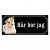 Parson russel terrier - hundskylt
