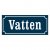 Skylt till vatten, gammaldags stil