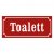 Skylt toalett stall