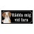 Breton gammaldags stil emaljskylt hund