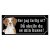 Breton gammaldags stil emaljskylt hund