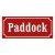 Skylt paddock stall