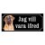 Bullmastiff gammaldags stil emaljskylt hund