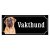 Bullmastiff gammaldags stil emaljskylt hund
